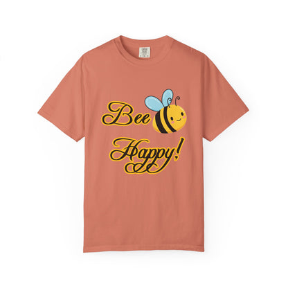 Bee Happy T-shirt | Cute Graphic Tee for Nature Lovers