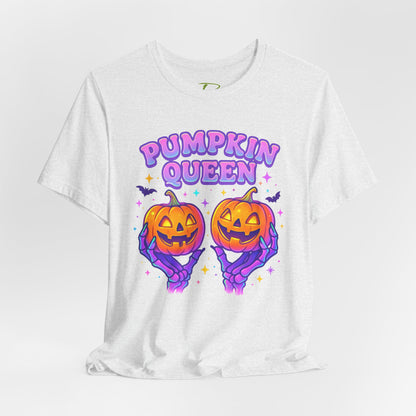 Pumpkin Queen Halloween T-Shirt - Lightweight fabric Tee - Cute Fall Graphic Tee - Spooky Season Outfit