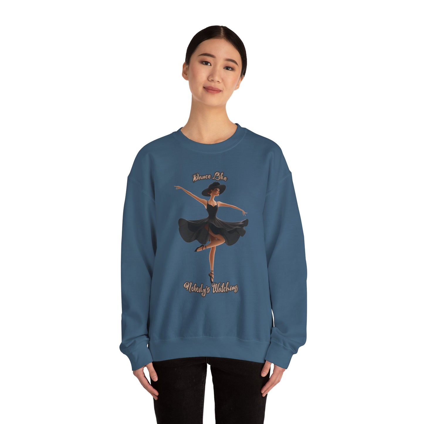 Ballerina Sweatshirt – Women’s Cozy Ballet Crewneck Sweatshirt - Ballerina Valentine Gift