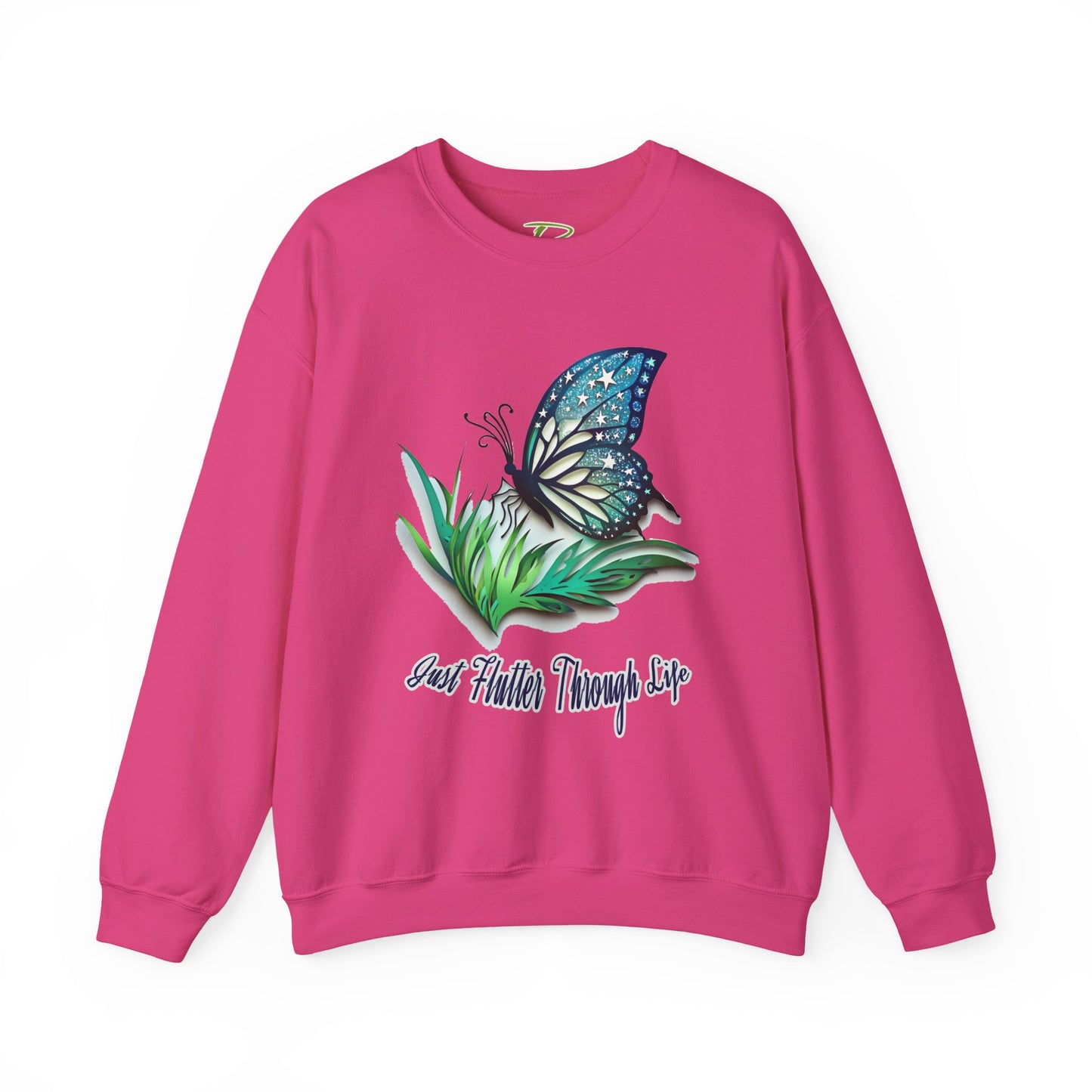 Women’s Butterfly Sweatshirt – Inspirational Crewneck - Nature Lovers Gifts for Her