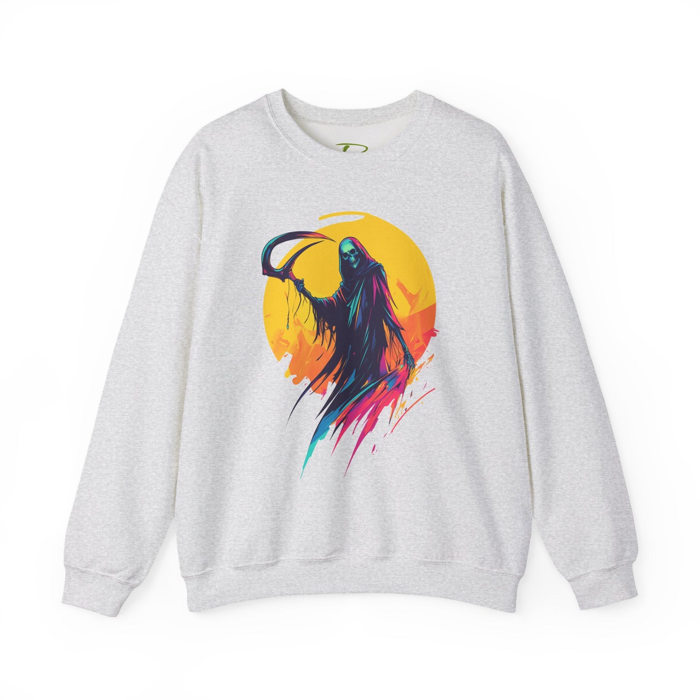 Grim Reaper Halloween Sweatshirt – Spooky Crewneck - Cozy Fall Outfit