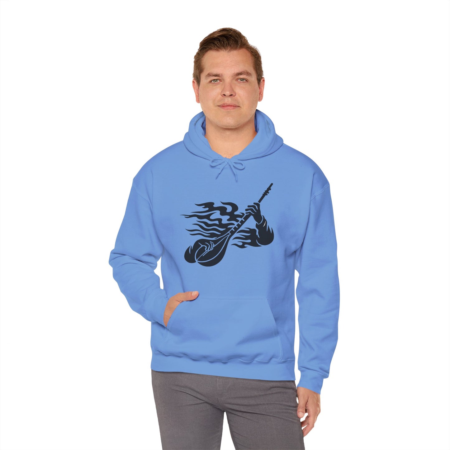 Rock and Roll Hoodie - Music Lovers Hooded Sweatshirt