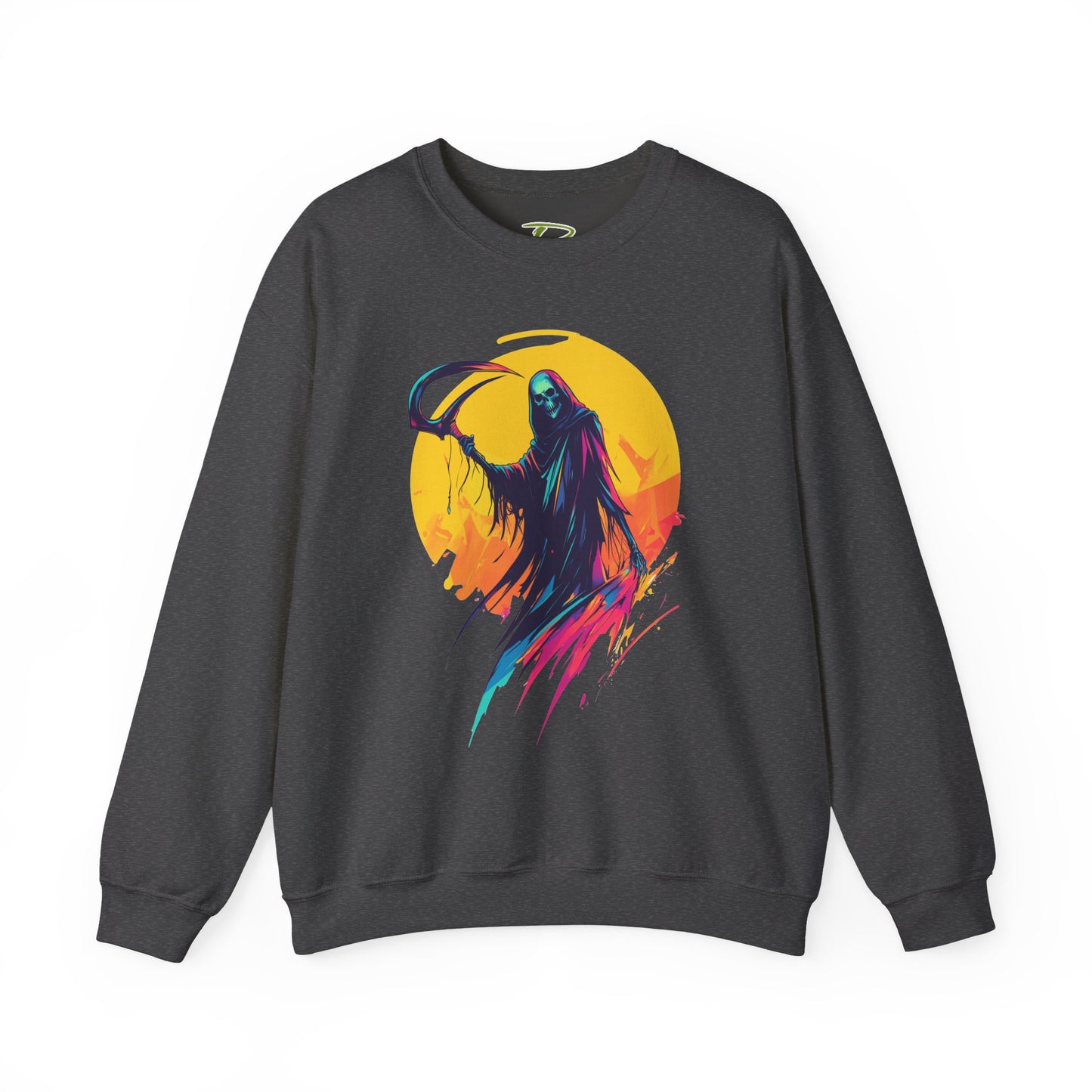Grim Reaper Halloween Sweatshirt – Spooky Crewneck - Cozy Fall Outfit