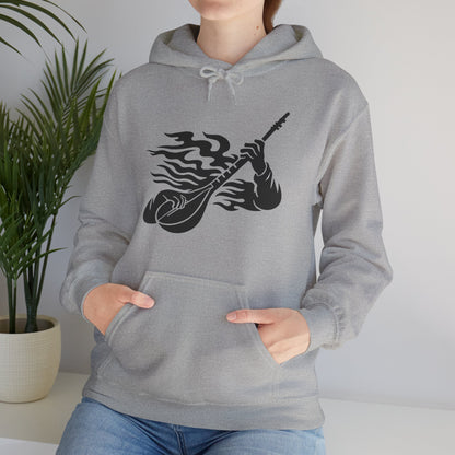 Rock and Roll Hoodie - Music Lovers Hooded Sweatshirt