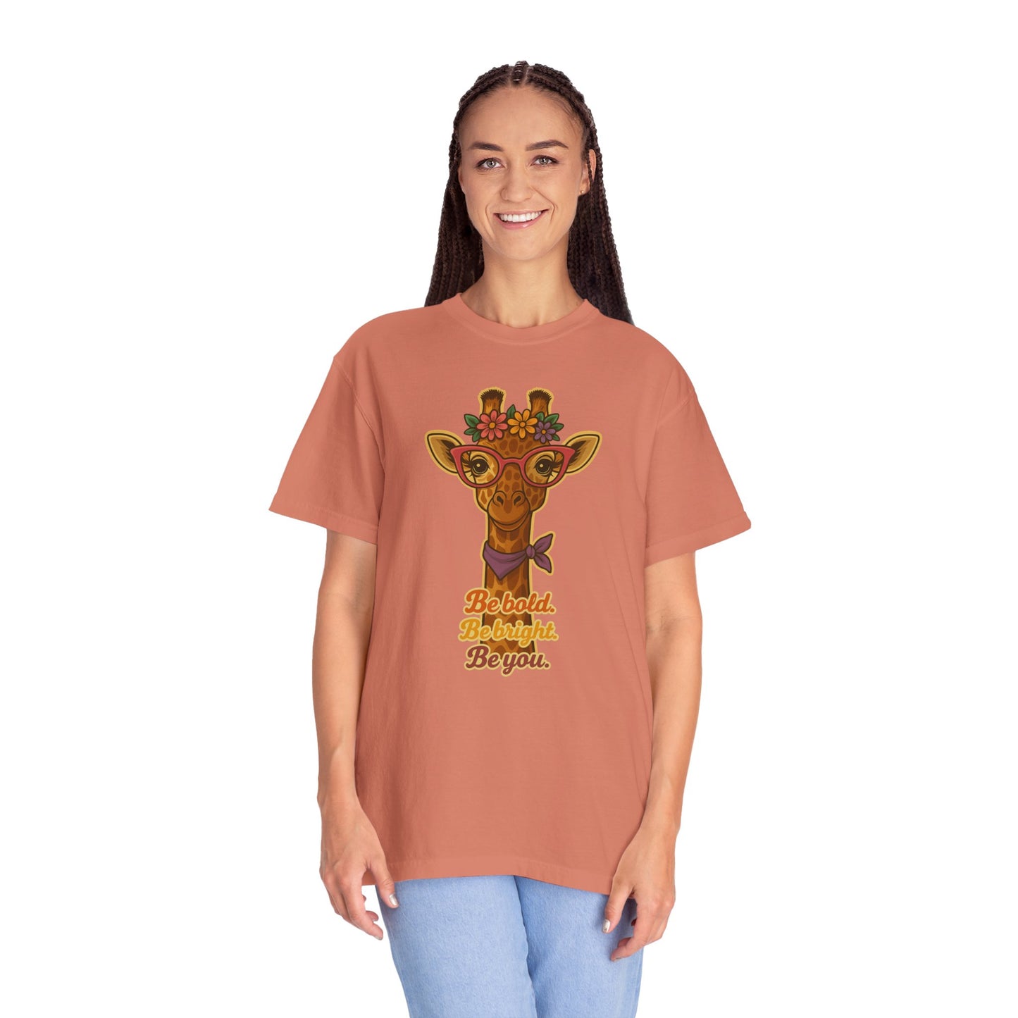 Cute Giraffe T-shirt | Inspirational Women's Graphic Tee