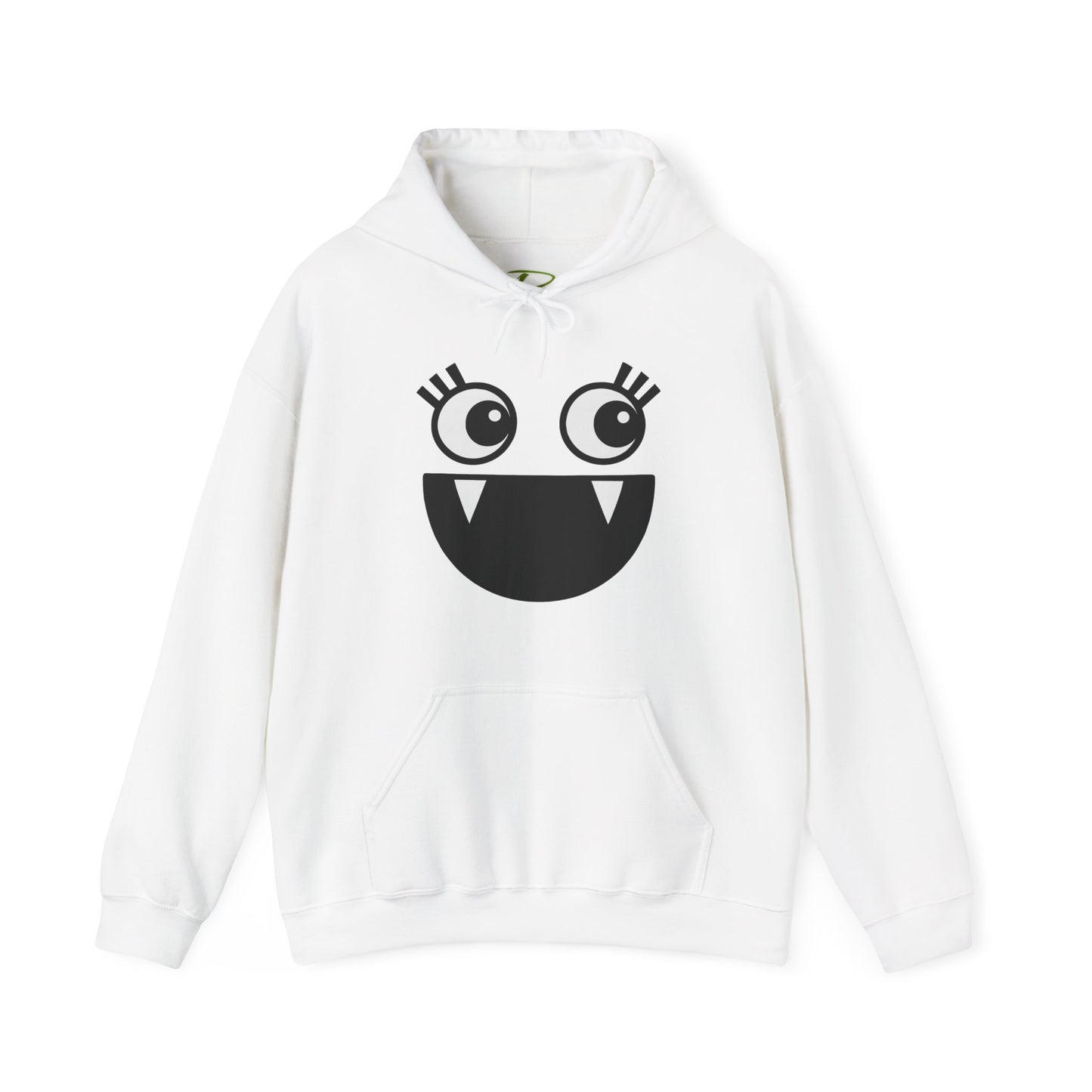 Cartoon Hoodie - Funny Monster Face Hoodie for Women