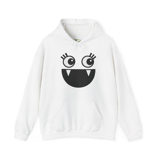 Cartoon Hoodie - Funny Monster Face Hoodie for Women