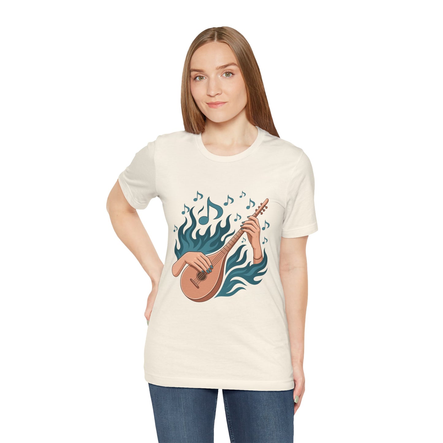 Women's Music Lover T-Shirt | Festival Outfit | Casual Wear Gift |  Lightweight fabric Tee