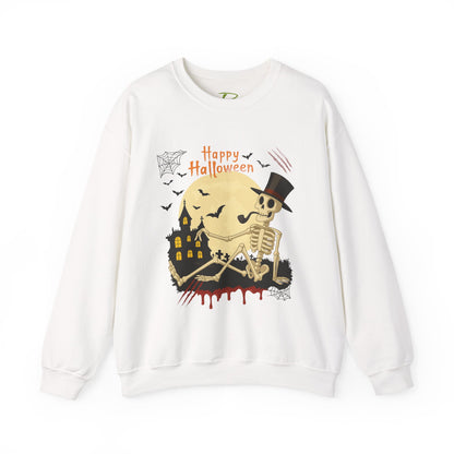 Halloween Skeleton Sweatshirt - Spooky Crewneck- Halloween Crewneck Sweater - Halloween Costume
