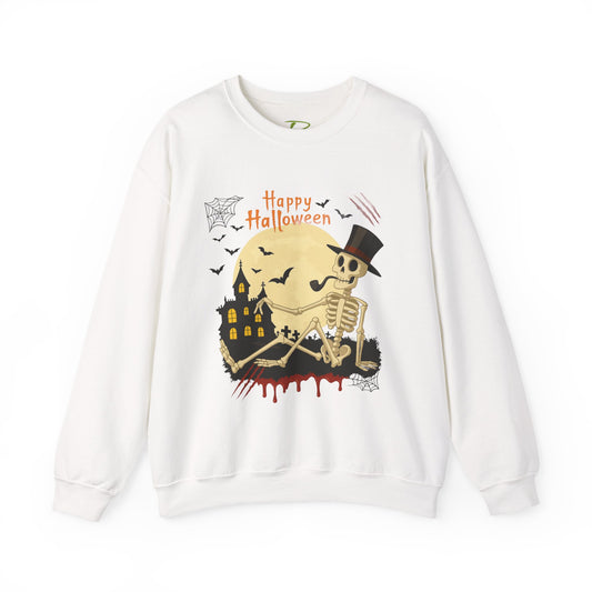 Halloween Skeleton Sweatshirt - Spooky Crewneck- Halloween Crewneck Sweater - Halloween Costume