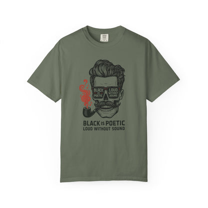 Men’s Graphic T-Shirt - Black Is Poetic Tee - Streetwear Art Shirt & Gift for Him