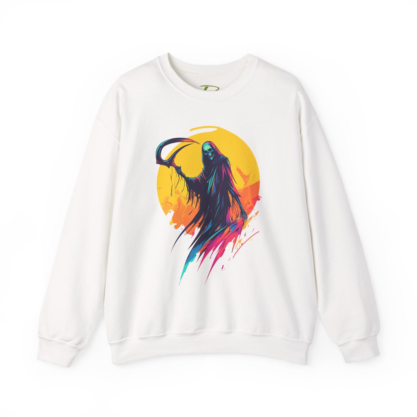 Grim Reaper Halloween Sweatshirt – Spooky Crewneck - Cozy Fall Outfit