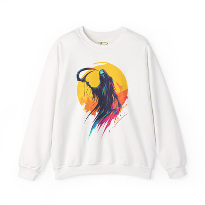 Grim Reaper Halloween Sweatshirt – Spooky Crewneck - Cozy Fall Outfit