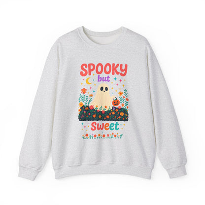 Spooky but Sweet Halloween Sweatshirt – Cute Fall Crewneck