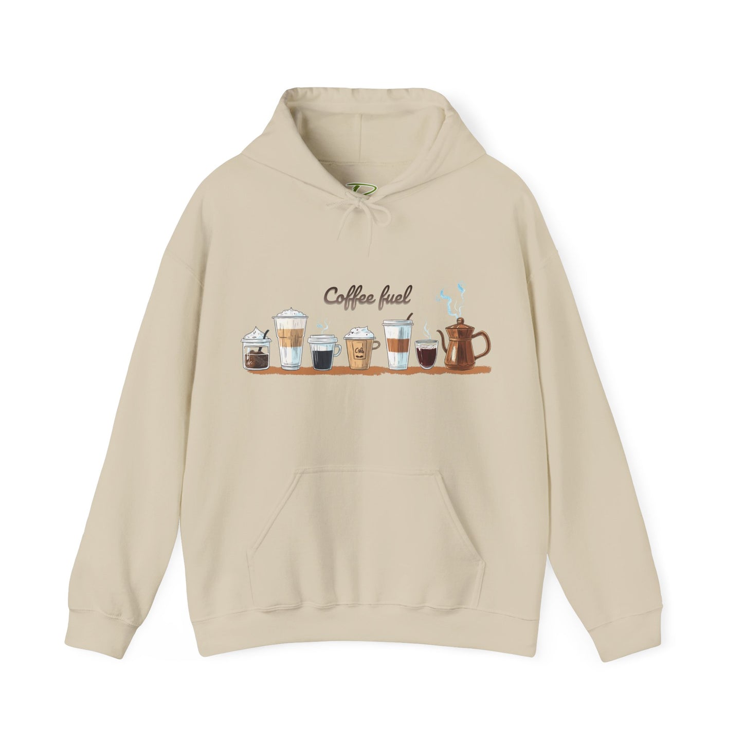 Coffee Hoodie - Unisex Coffee-Themed Hooded Sweatshirt - Cozy Sweatshirt for Coffee Lovers