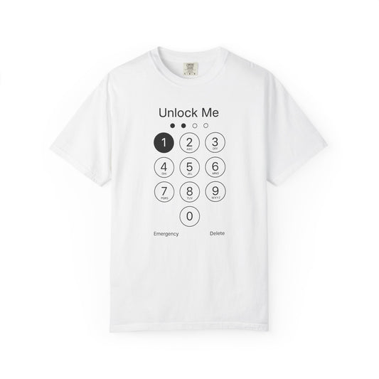 Unlock Me Graphic Tee | Funny Geek Graphic Tee | Tech Humor Shirt