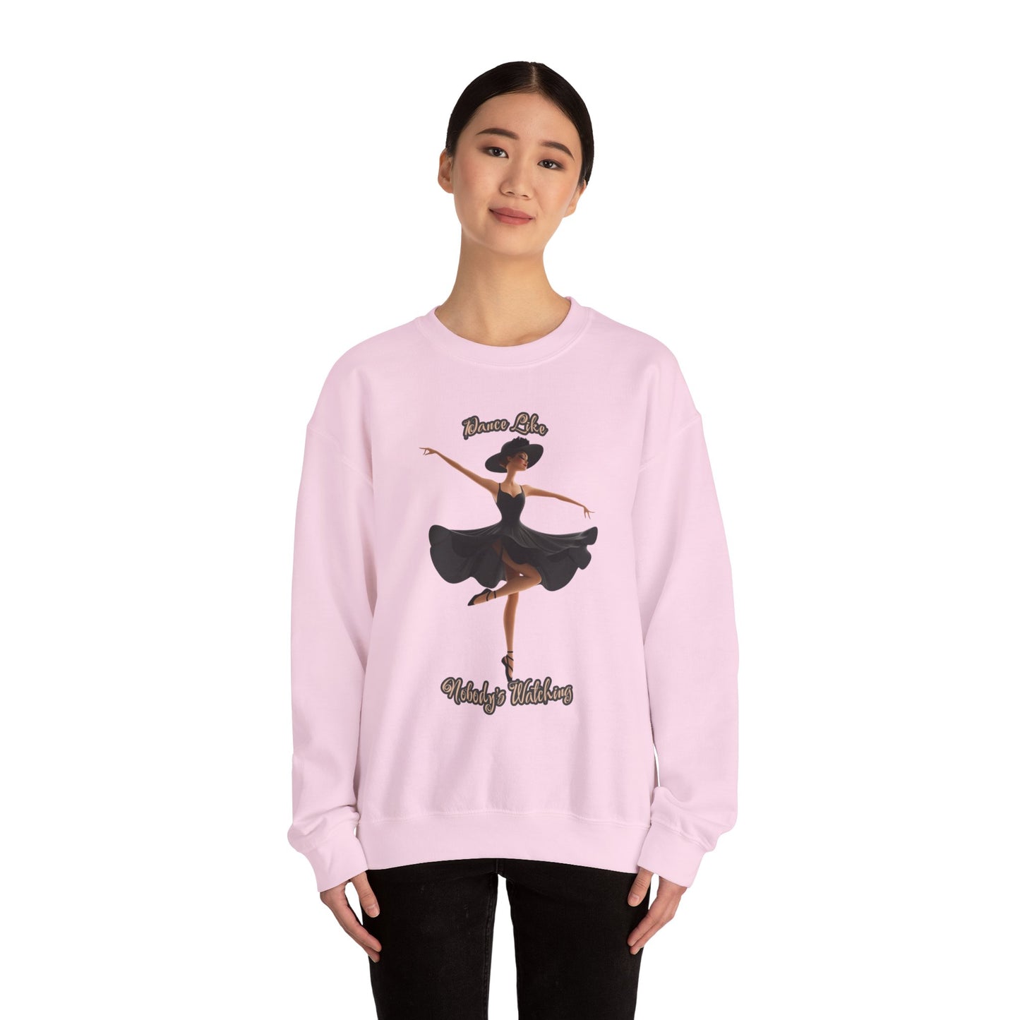 Ballerina Sweatshirt – Women’s Cozy Ballet Crewneck Sweatshirt - Ballerina Valentine Gift
