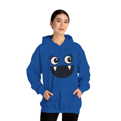 Cartoon Hoodie - Funny Monster Face Hoodie for Women