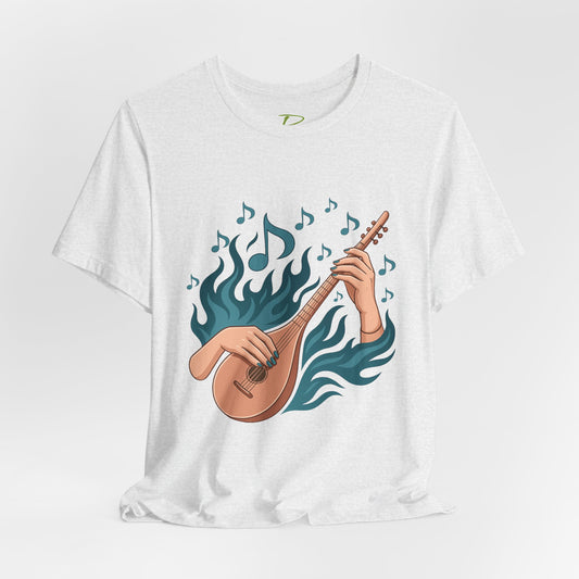 Women's Music Lover T-Shirt | Festival Outfit | Casual Wear Gift |  Lightweight fabric Tee