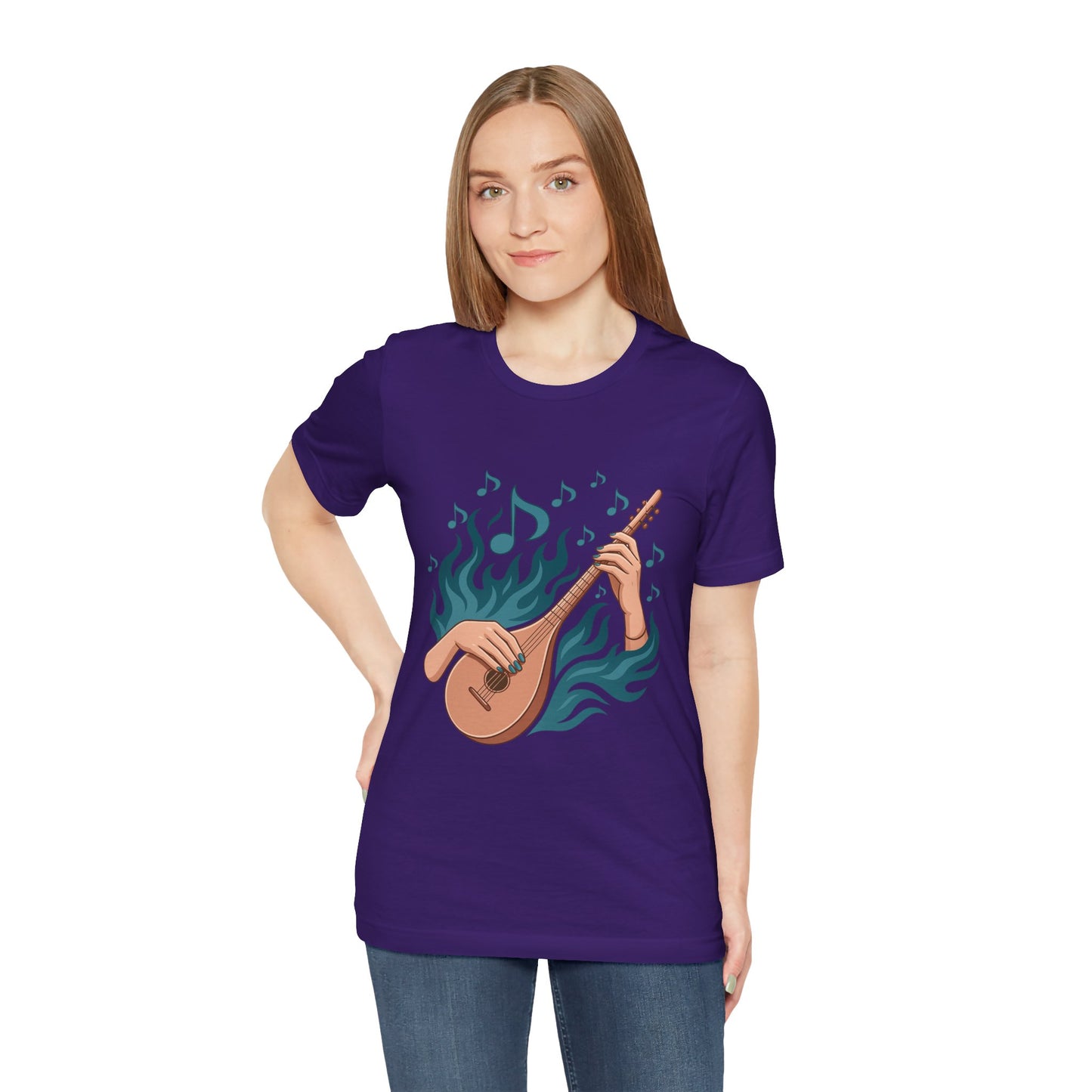 Women's Music Lover T-Shirt | Festival Outfit | Casual Wear Gift |  Lightweight fabric Tee