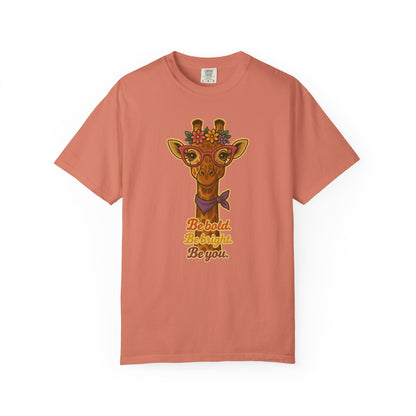 Cute Giraffe T-shirt | Inspirational Women's Graphic Tee