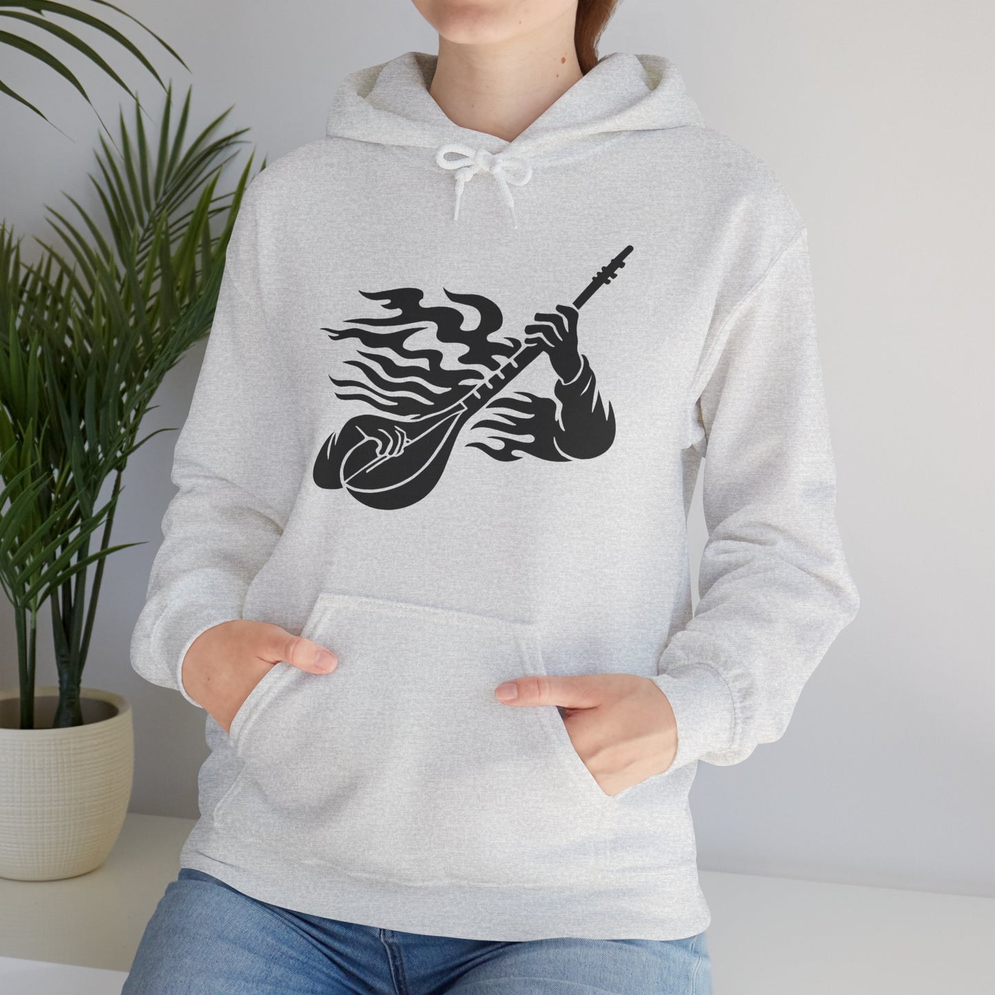 Rock and Roll Hoodie - Music Lovers Hooded Sweatshirt
