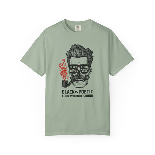 Men’s Graphic T-Shirt - Black Is Poetic Tee - Streetwear Art Shirt & Gift for Him