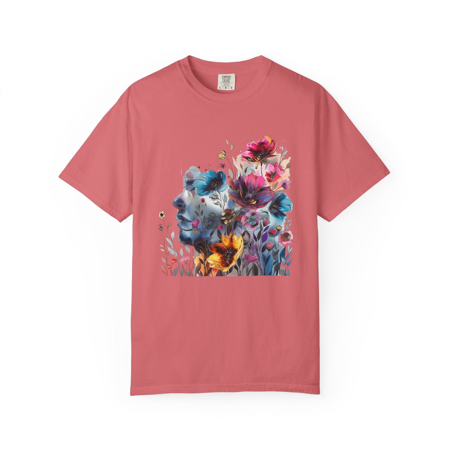 Boho Women's T-shirt | Floral Silhouette Women’s T-Shirt