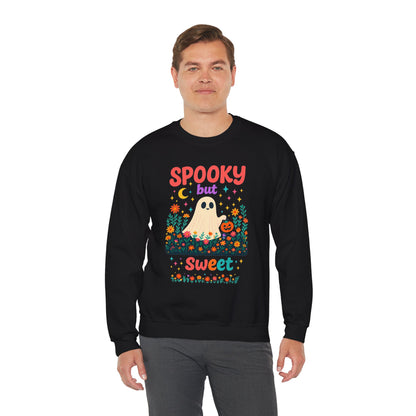 Spooky but Sweet Halloween Sweatshirt – Cute Fall Crewneck