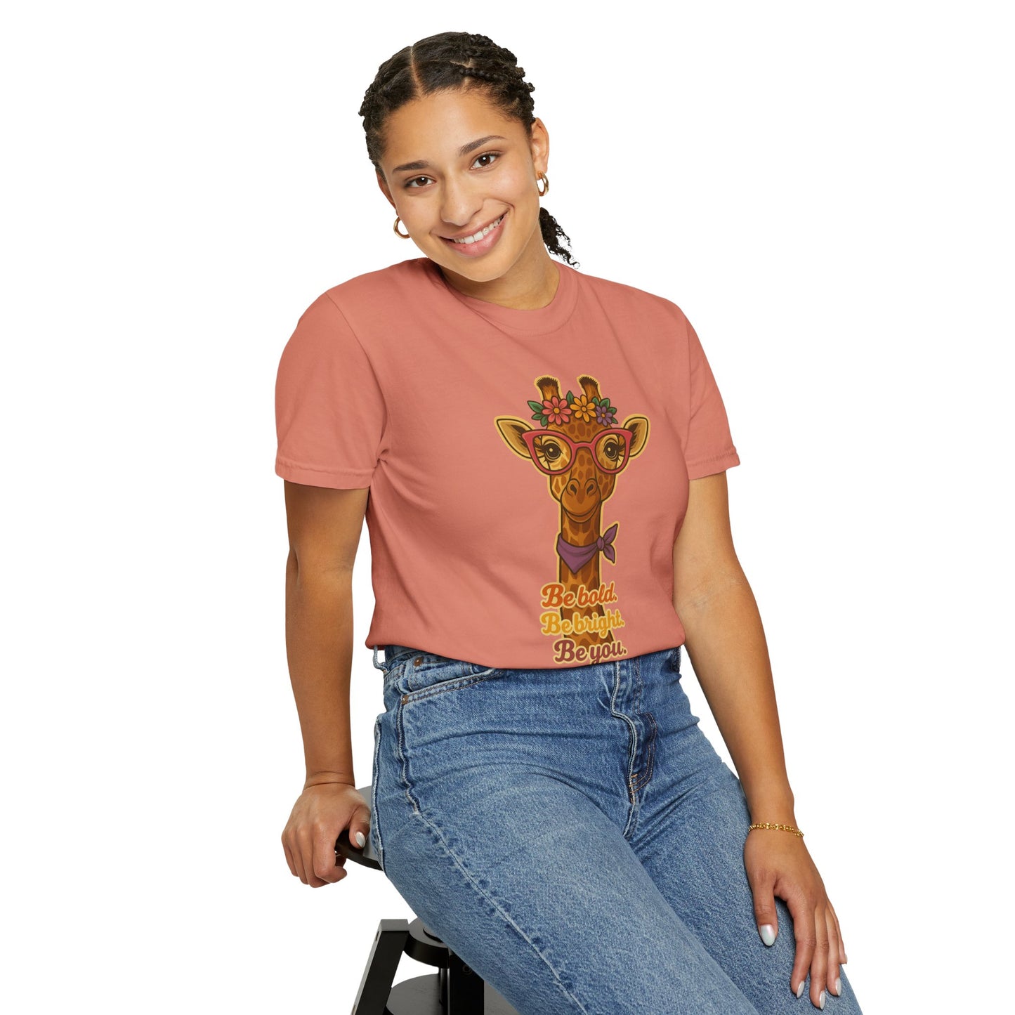 Cute Giraffe T-shirt | Inspirational Women's Graphic Tee