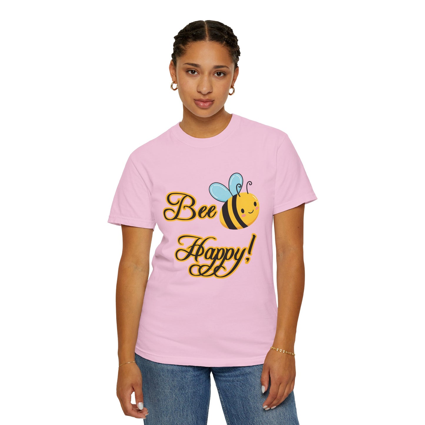 Bee Happy T-shirt | Cute Graphic Tee for Nature Lovers