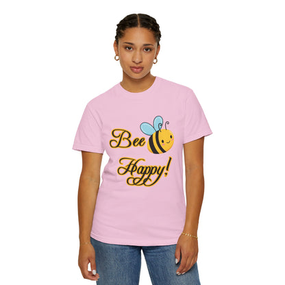 Bee Happy T-shirt | Cute Graphic Tee for Nature Lovers