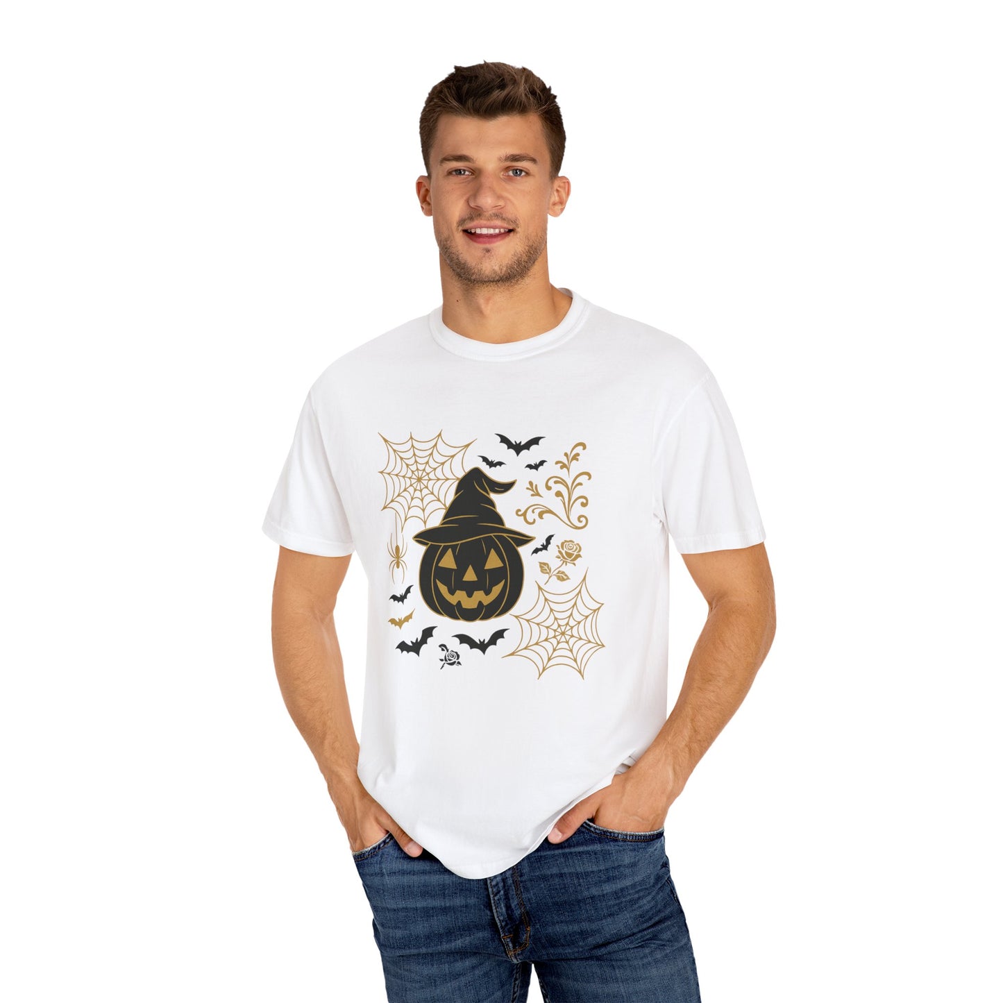 Halloween Pumpkin T-Shirt – Spooky Graphic Tee
