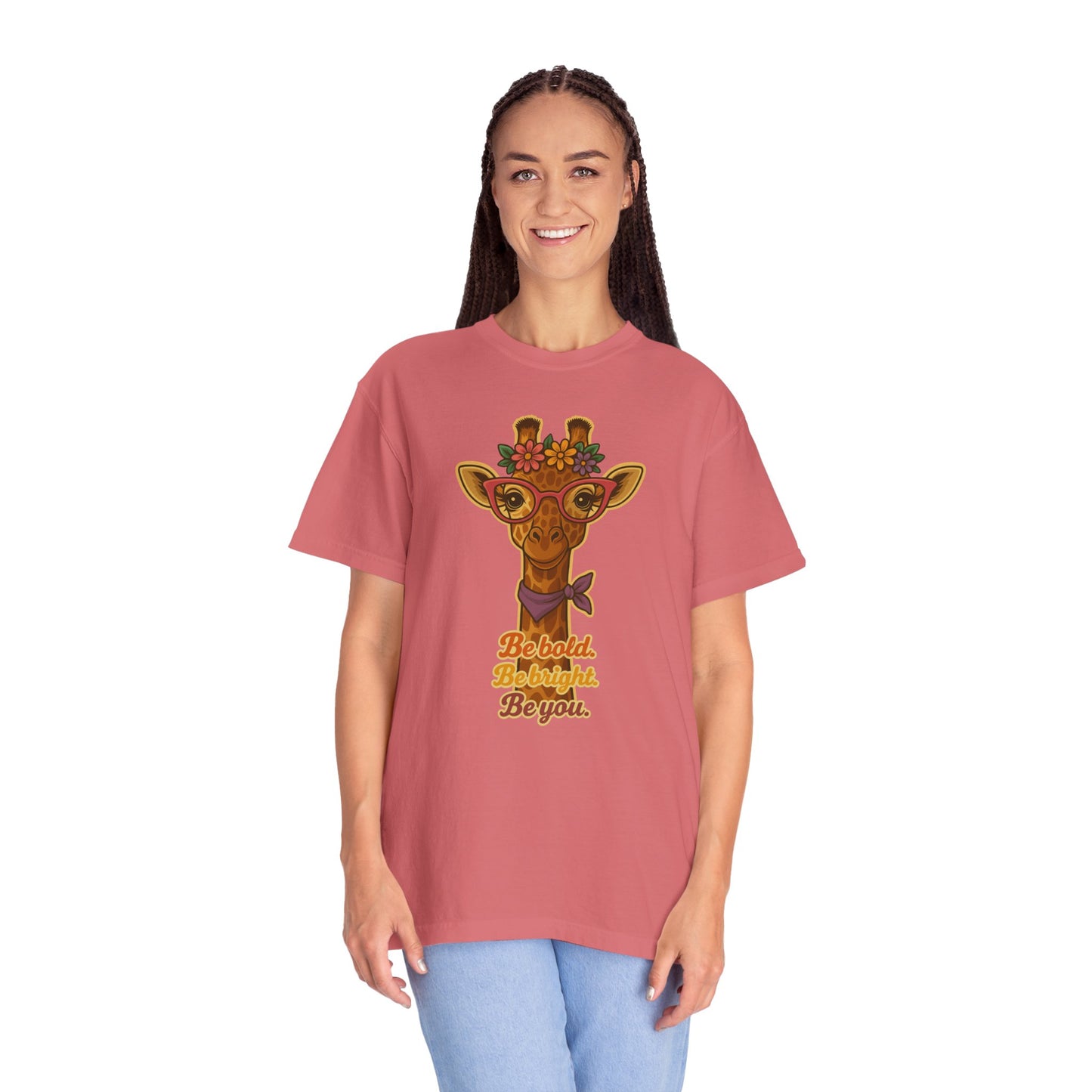 Cute Giraffe T-shirt | Inspirational Women's Graphic Tee