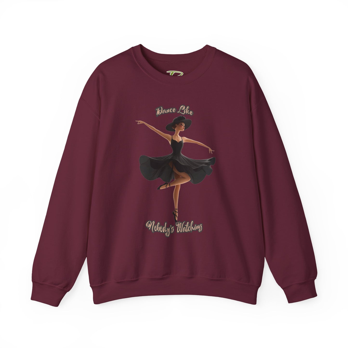 Ballerina Sweatshirt – Women’s Cozy Ballet Crewneck Sweatshirt - Ballerina Valentine Gift