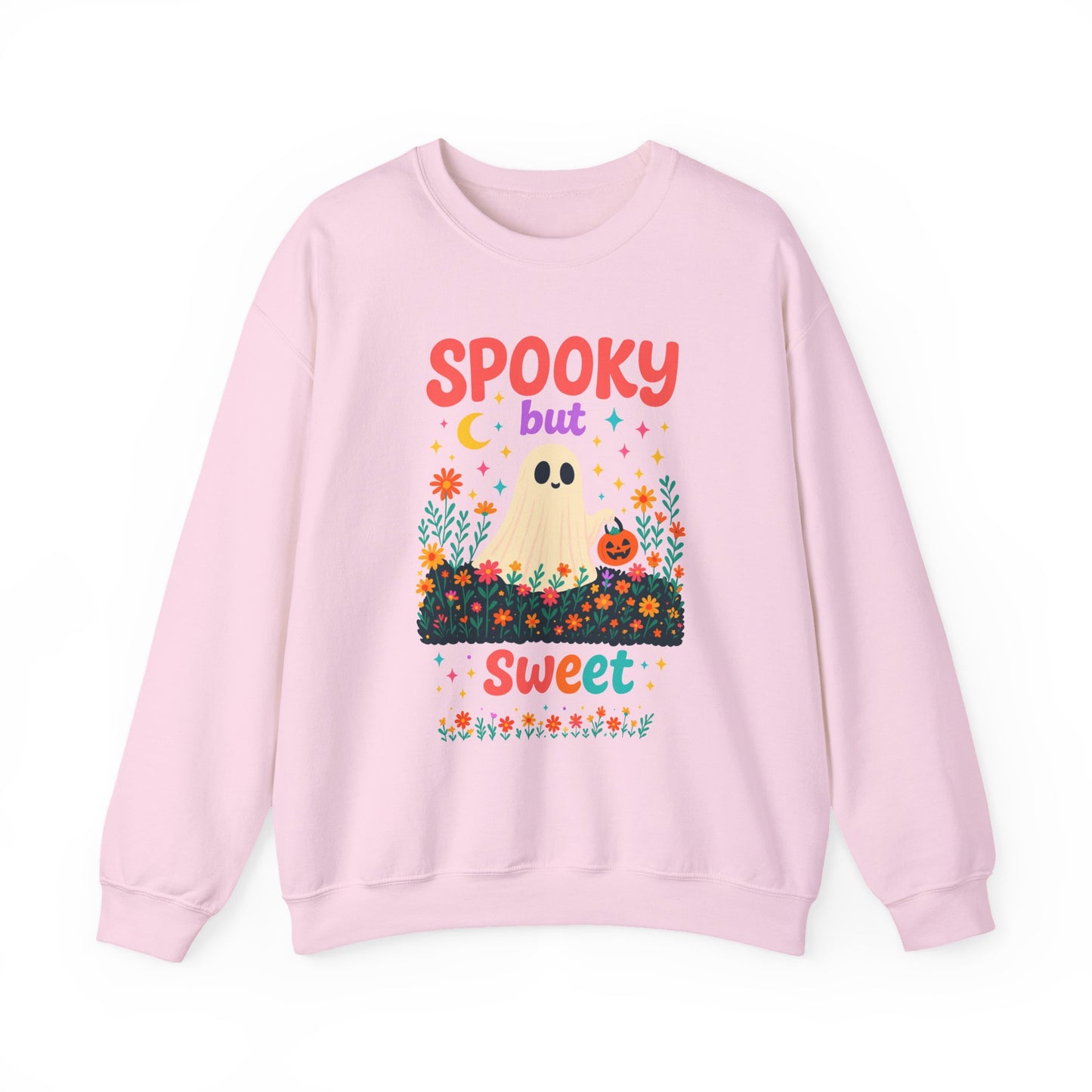 Spooky but Sweet Halloween Sweatshirt – Cute Fall Crewneck