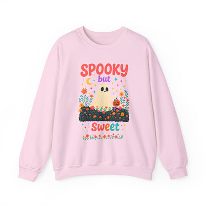 Spooky but Sweet Halloween Sweatshirt – Cute Fall Crewneck