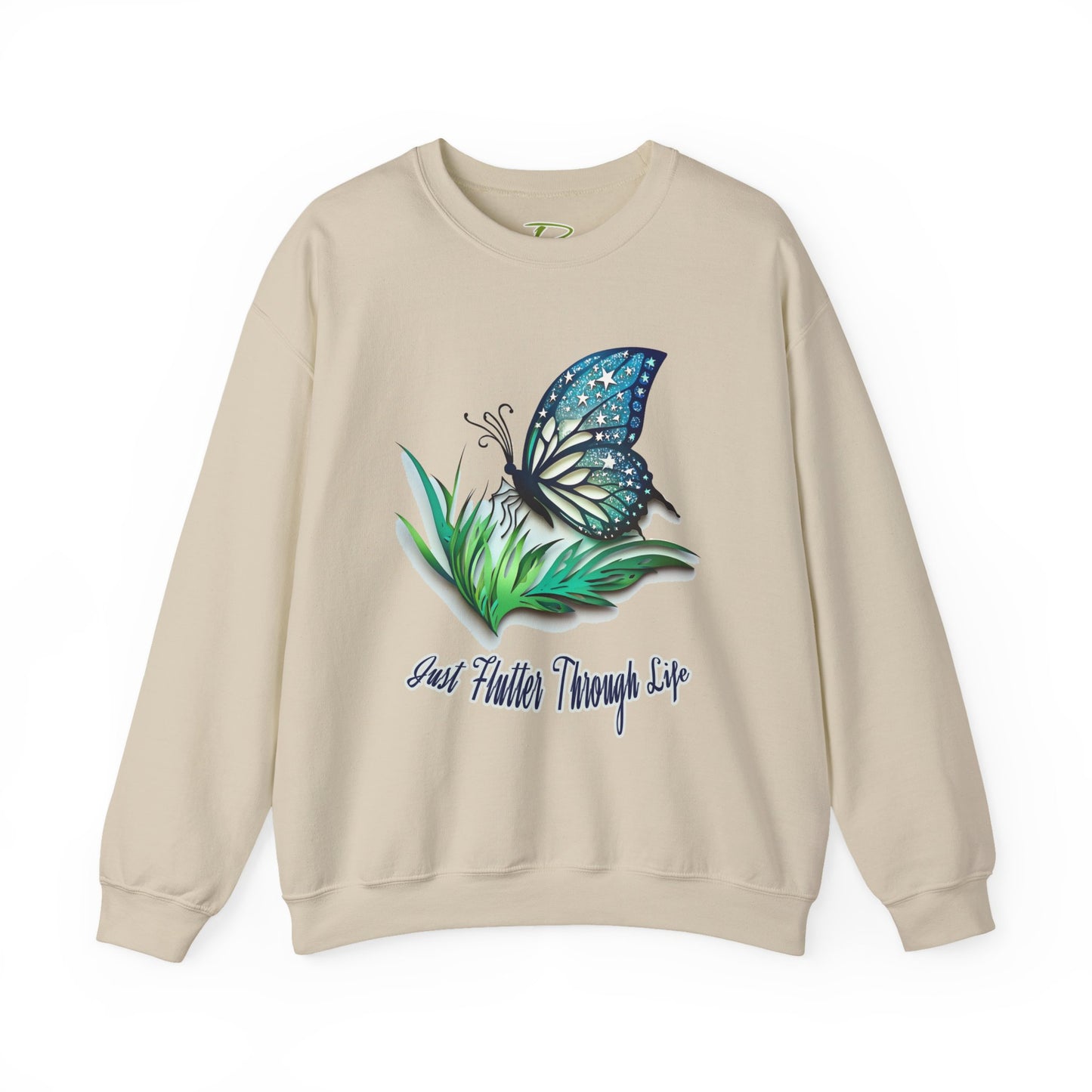 Women’s Butterfly Sweatshirt – Inspirational Crewneck - Nature Lovers Gifts for Her