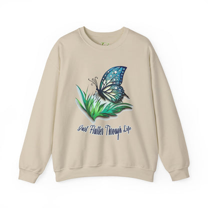 Women’s Butterfly Sweatshirt – Inspirational Crewneck - Nature Lovers Gifts for Her