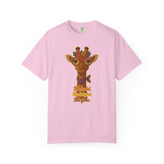 Cute Giraffe T-shirt | Inspirational Women's Graphic Tee
