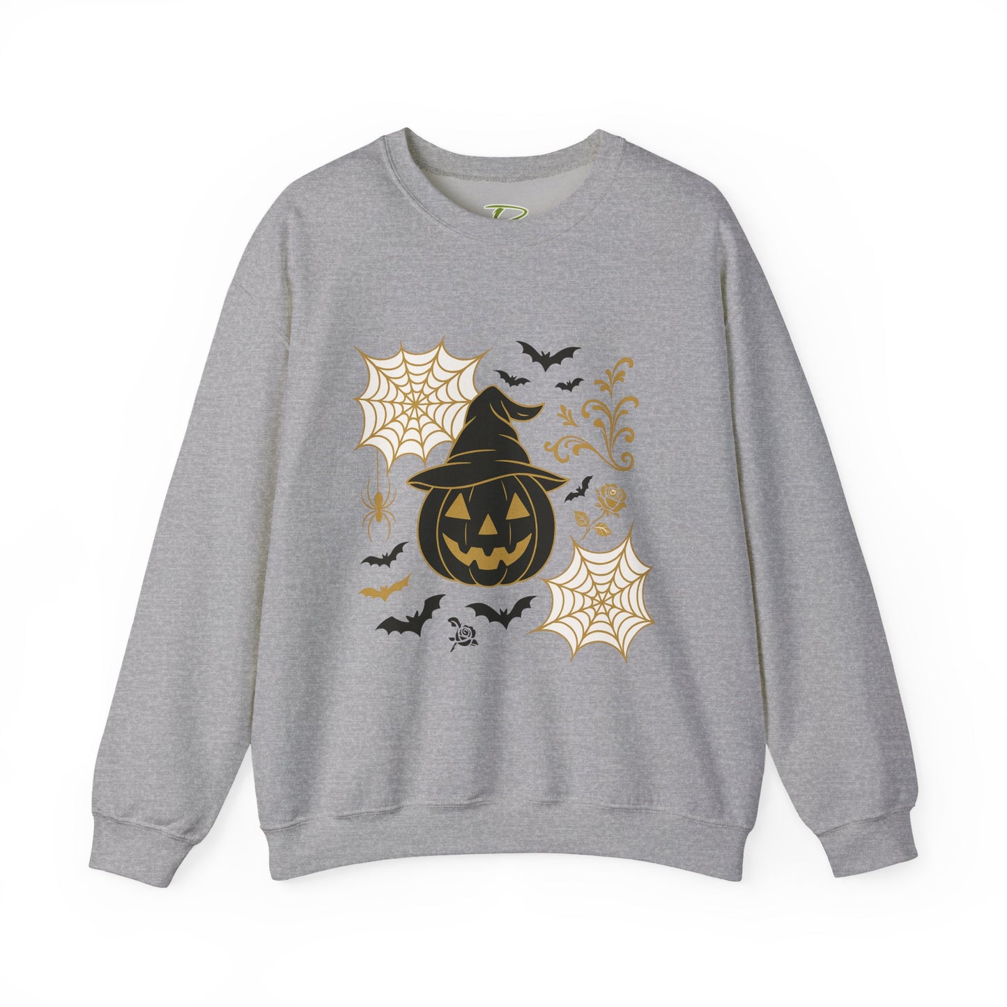 Halloween Pumpkin Sweatshirt – Spooky Crewneck - Halloween Sweatshirt - Cozy Fall Sweater & Seasonal Gift