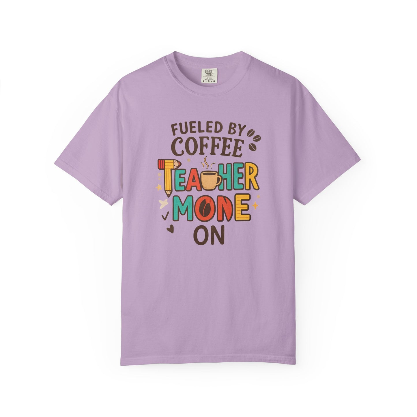 Teacher Coffee T-Shirt | Funny Unisex Teaching Tee | Unisex Back to School Tee