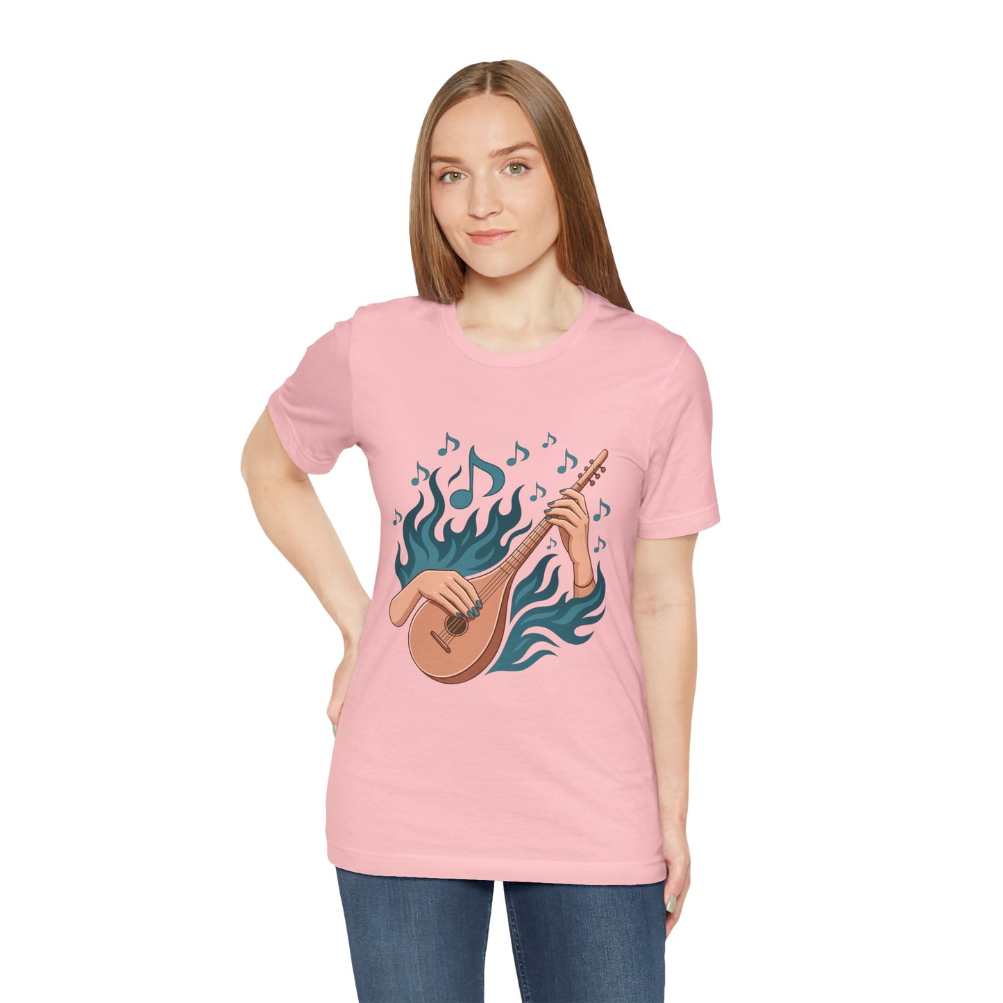 Women's Music Lover T-Shirt | Festival Outfit | Casual Wear Gift |  Lightweight fabric Tee