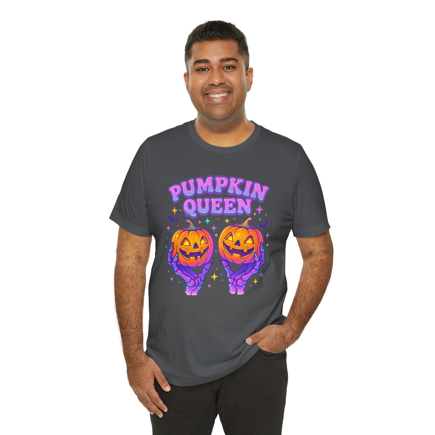 Pumpkin Queen Halloween T-Shirt - Lightweight fabric Tee - Cute Fall Graphic Tee - Spooky Season Outfit