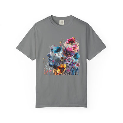 Boho Women's T-shirt | Floral Silhouette Women’s T-Shirt
