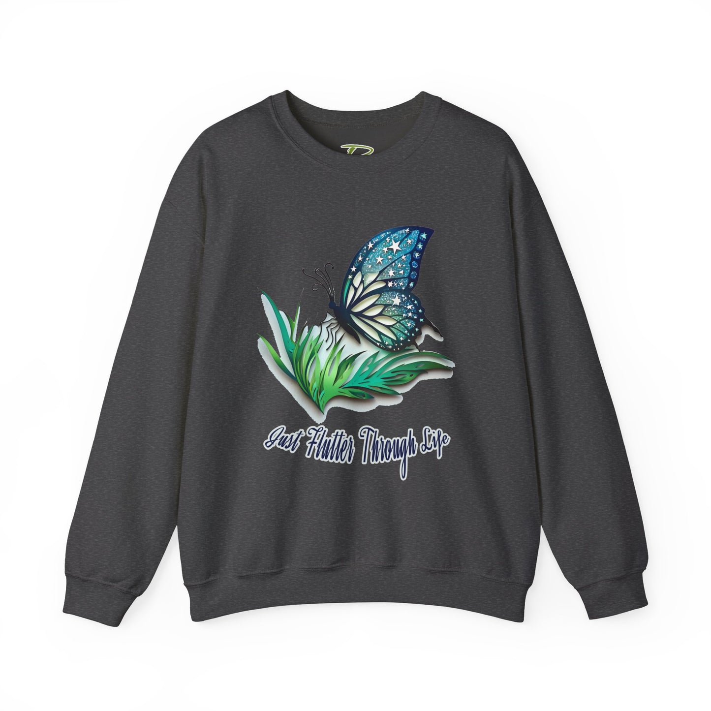 Women’s Butterfly Sweatshirt – Inspirational Crewneck - Nature Lovers Gifts for Her