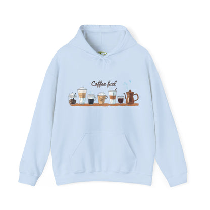 Coffee Hoodie - Unisex Coffee-Themed Hooded Sweatshirt - Cozy Sweatshirt for Coffee Lovers