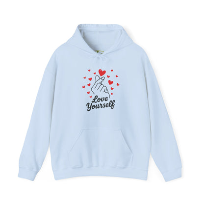 Love Yourself Hoodie – Motivational Hooded Sweatshirt