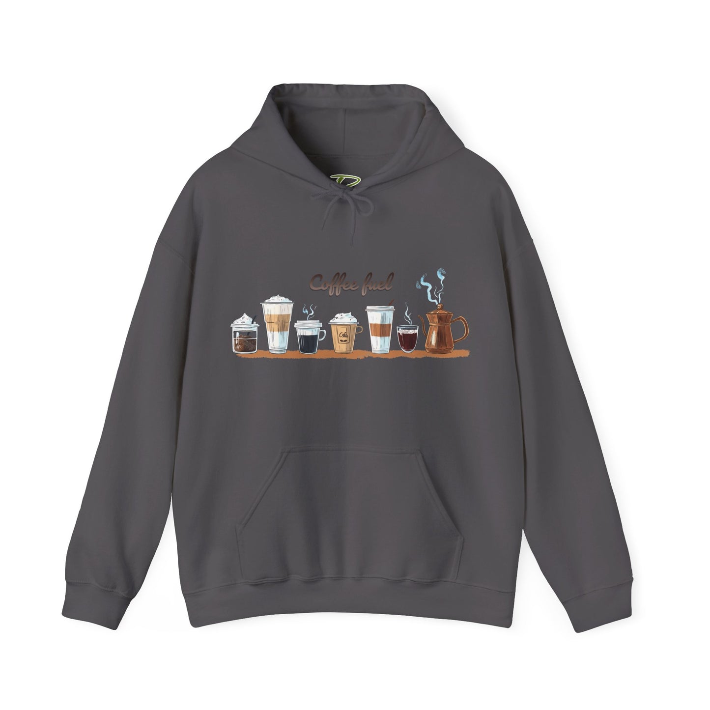 Coffee Hoodie - Unisex Coffee-Themed Hooded Sweatshirt - Cozy Sweatshirt for Coffee Lovers