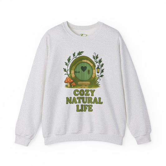 Cottagecore Sweatshirt - Cozy Nature-Inspired Crewneck